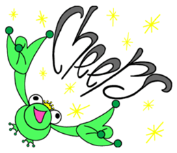 English speaking Froggie 3 sticker #7605263