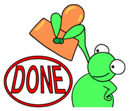 English speaking Froggie 3 sticker #7605265