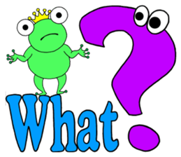 English speaking Froggie 3 sticker #7605270