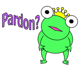 English speaking Froggie 3 sticker #7605271