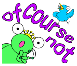 English speaking Froggie 3 sticker #7605272