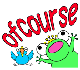 English speaking Froggie 3 sticker #7605273