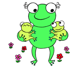 English speaking Froggie 3 sticker #7605276