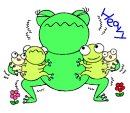 English speaking Froggie 3 sticker #7605277