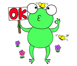 English speaking Froggie 3 sticker #7605279