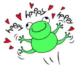 English speaking Froggie 3 sticker #7605281