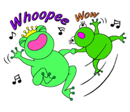 English speaking Froggie 3 sticker #7605282