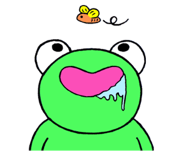 English speaking Froggie 3 sticker #7605283