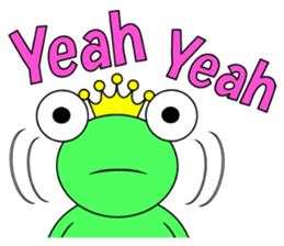 English speaking Froggie 3 sticker #7605284