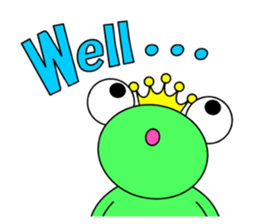 English speaking Froggie 3 sticker #7605286