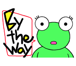 English speaking Froggie 3 sticker #7605287