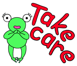 English speaking Froggie 3 sticker #7605298