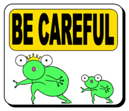 English speaking Froggie 3 sticker #7605299