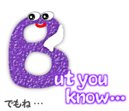 Talkative the alphabet2 sticker #7605671