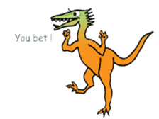 Dinosaur Heaven sticker #7606141