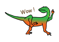 Dinosaur Heaven sticker #7606148