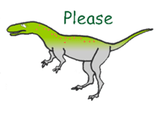 Dinosaur Heaven sticker #7606154