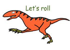 Dinosaur Heaven sticker #7606175