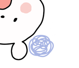 Big Face Bear by yotty sticker #7606507