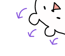 Big Face Bear by yotty sticker #7606512