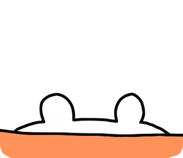 Big Face Bear by yotty sticker #7606530