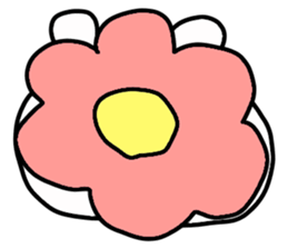 Big Face Bear by yotty sticker #7606531