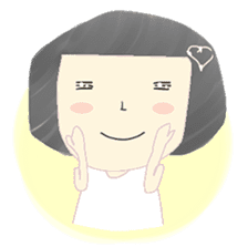 Rice ball sister and her friend(English) sticker #7606596