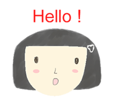 Rice ball sister and her friend(English) sticker #7606617