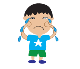 Children's Painting style Sticker (boy) sticker #7606796