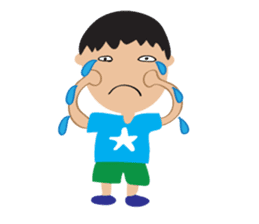 Children's Painting style Sticker (boy) sticker #7606796