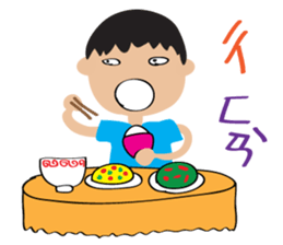 Children's Painting style Sticker (boy) sticker #7606804