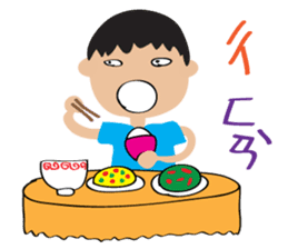 Children's Painting style Sticker (boy) sticker #7606804
