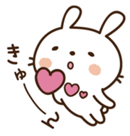 Cute selfish rabbit 2 sticker #7607074