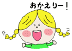 little girl :) sticker #7607302