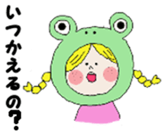 little girl :) sticker #7607315
