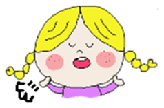 little girl :) sticker #7607317