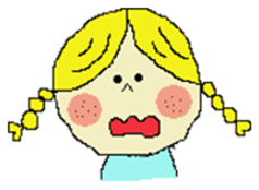 little girl :) sticker #7607326