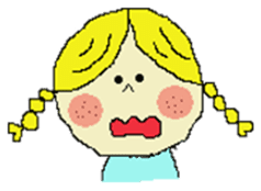 little girl :) sticker #7607326