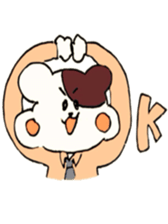 A salaried worker of the hamster sticker #7608223