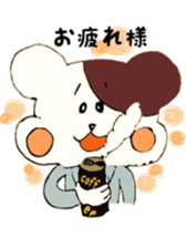 A salaried worker of the hamster sticker #7608225