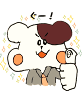 A salaried worker of the hamster sticker #7608228