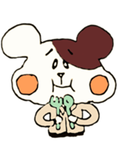A salaried worker of the hamster sticker #7608232