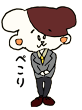 A salaried worker of the hamster sticker #7608244