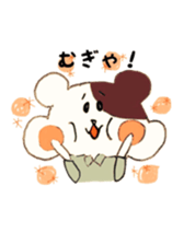 A salaried worker of the hamster sticker #7608245