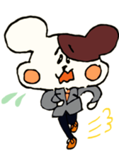 A salaried worker of the hamster sticker #7608246