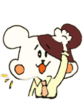 A salaried worker of the hamster sticker #7608247