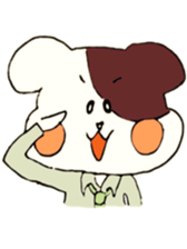 A salaried worker of the hamster sticker #7608248