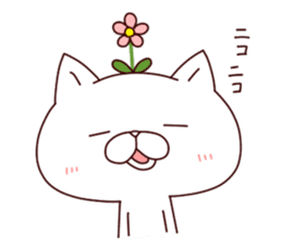 A Flower Cat 3 (Positive Words). sticker #7608424