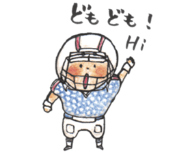 K's American football_after correction sticker #7608700