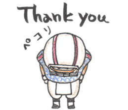 K's American football_after correction sticker #7608704